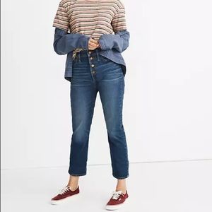 Madewell perfect vintage crop Jean